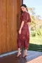 VESTIDO LONGO CROPPED COM RECORTE LATERAL