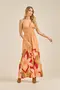 VESTIDO LONGO COM DECOTE V