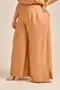 CALÇA RETA ESSENCIAL COM FENDA LATERAL