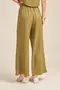 CALÇA PANTALONA EM WOVEN LERIS TWILL