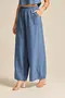 CALÇA PANTALONA ESSENCIAL COM BOLSO