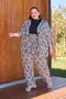 KIMONO BÁSICO VISCOSE ESTAMPADA COM VIVO