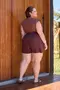 SHORT BÁSICO COM NERVURA EM WOVEN LERIS TWILL