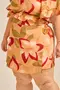 SHORT SAIA VISCOSE ESTAMPADA COM FIVELA