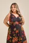 VESTIDO MIDI DECOTE V