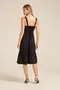 VESTIDO MIDI COM BABADO