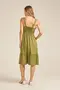 VESTIDO MIDI COM BABADO
