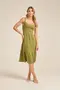 VESTIDO MIDI COM BABADO