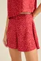 SHORT GODÊ VISCOSE ESTAMPADA COM LASTEX