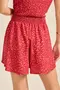 SHORT GODÊ VISCOSE ESTAMPADA COM LASTEX