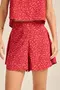 SHORT GODÊ VISCOSE ESTAMPADA COM LASTEX