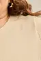 BLUSA BÁSICA EM CANELADO ONDAS