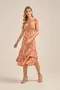 VESTIDO MIDI COM BABADO DUPLO