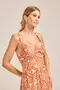 VESTIDO MIDI COM BABADO DUPLO