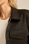 JAQUETA COM BOLSOS SCUBA SUEDE
