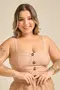 CROPPED CORSETADO COM BOTÕES