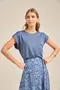 BLUSA EM SUEDE LIGHT LISO COM MANGA JAPONESA