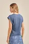 BLUSA EM SUEDE LIGHT LISO COM MANGA JAPONESA