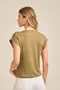 BLUSA EM SUEDE LIGHT LISO COM MANGA JAPONESA