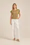 BLUSA EM SUEDE LIGHT LISO COM MANGA JAPONESA