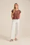 BLUSA EM SUEDE LIGHT LISO COM MANGA JAPONESA