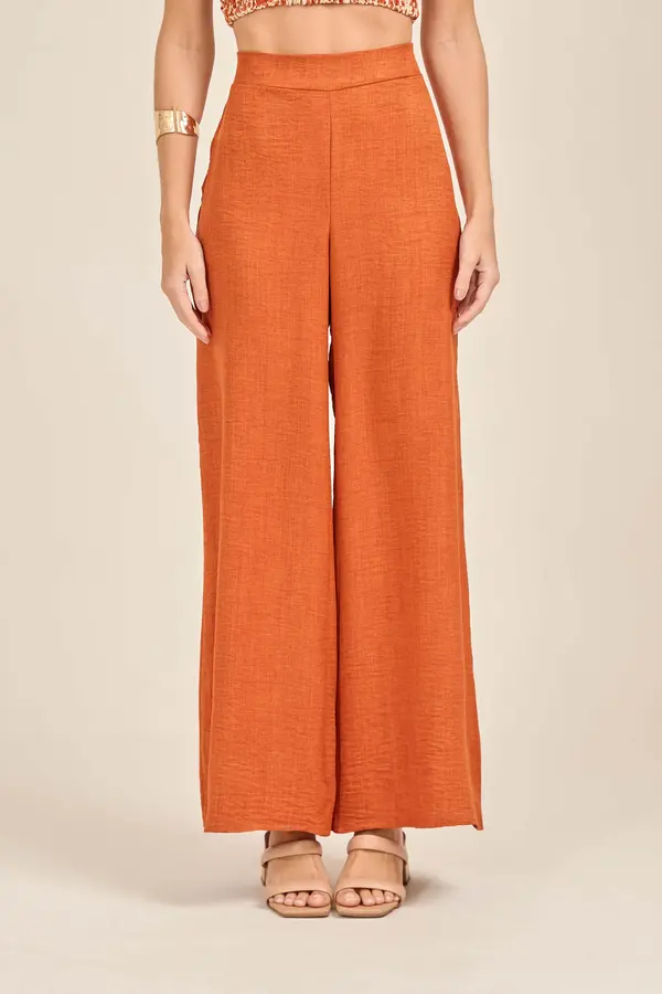 CALÇA BÁSICA EM WOVEN LERIS TWILL