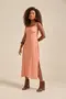 VESTIDO MIDI EM CREPE