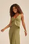 VESTIDO LONGO COM BABADO