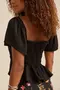BLUSA DECOTE LAÇO