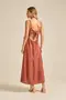 VESTIDO LONGO CROPPED EM LINHO ARIZONA