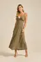 VESTIDO LONGO CROPPED EM LINHO ARIZONA