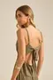 VESTIDO LONGO CROPPED EM LINHO ARIZONA