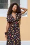 VESTIDO LONGO COM DECOTE
