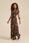 VESTIDO LONGO COM DECOTE