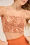 CROPPED VISCOSE ESTAMPADA COM LASTEX E ALÇA DE CORDA
