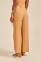 CALÇA BÁSICA EM WOVEN CREPE STONE COM BOLSO