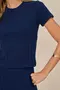 BLUSA EM CANELADO QUADRADOS