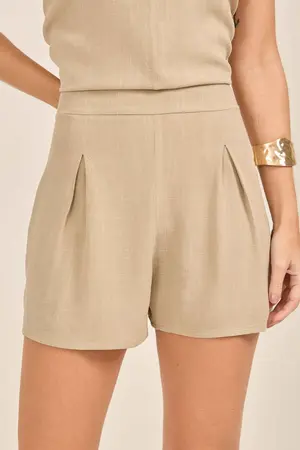 SHORT COM PREGA CAQUI P
