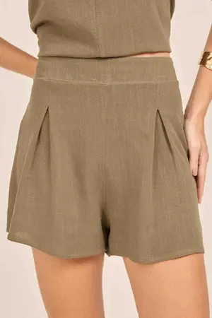 SHORT COM PREGA VERDE BALI P