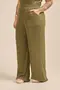 CALÇA EM CANELADO UNIC COM BOLSO