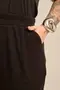 CALÇA EM CANELADO UNIC COM BOLSO