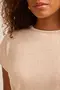 BLUSA EM CANELADO UNIC COM MANGA JAPONESA