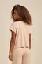 BLUSA EM CANELADO UNIC COM MANGA JAPONESA