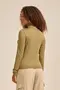 BLUSA SUEDE MANGA LONGA COM GOLA