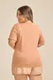 BLUSA EM SUEDE LIGHT COM DECOTE V