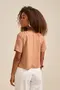 BLUSA EM TWILL COM RECORTE