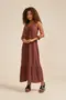 VESTIDO MIDI EM LINHO ARIZONA