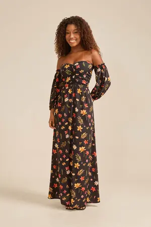 VESTIDO LONGO CIGANINHA BOSQUE ENCANTADO P