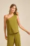 BLUSA UM OMBRO COM TOP INTERNO