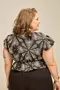 BLUSA ACINTURADA COM LASTEX